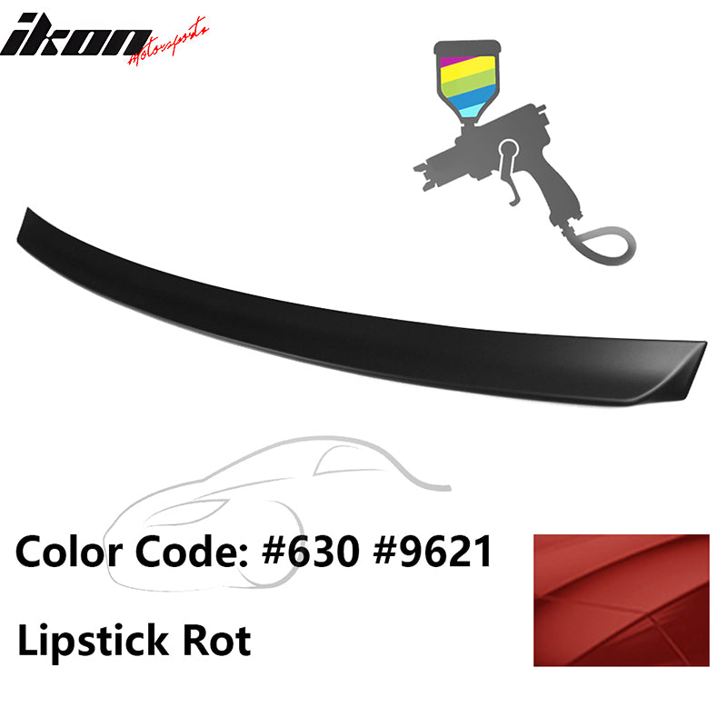 1999-2005 BMW E46 3-Series AC Rear Spoiler #630 Lipstick Rot ABS