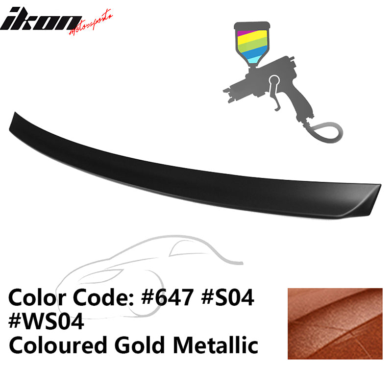 1999-2005 BMW E46 3-Series AC Rear Spoiler #647 Coloured Gold ABS