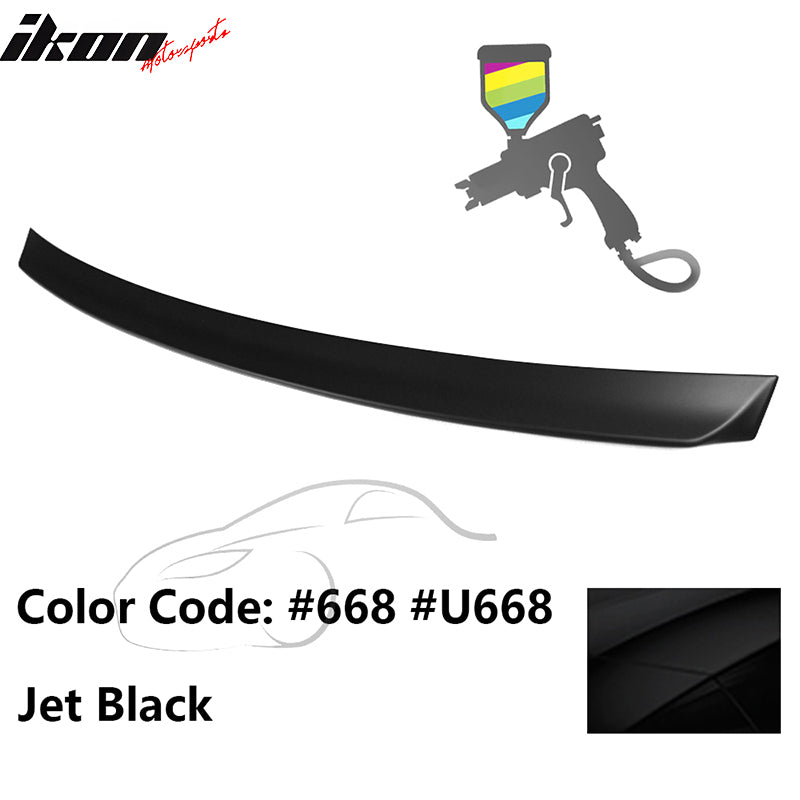 1999-2005 BMW E46 3-Series AC Rear Spoiler #668 Jet Black ABS