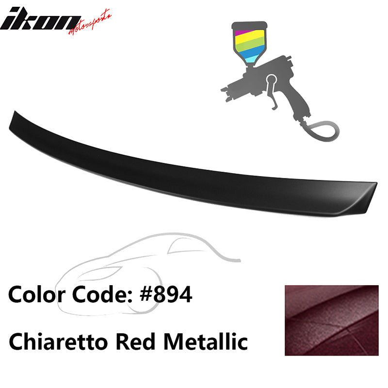 1999-2005 BMW E46 3-Series AC Rear Spoiler #894 Chiaretto Red ABS