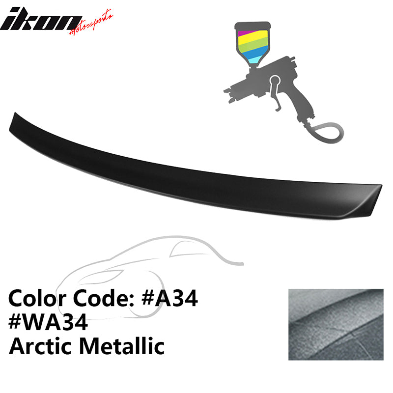 1999-2005 BMW E46 3-Series AC Rear Spoiler #A34 Arctic Metallic ABS