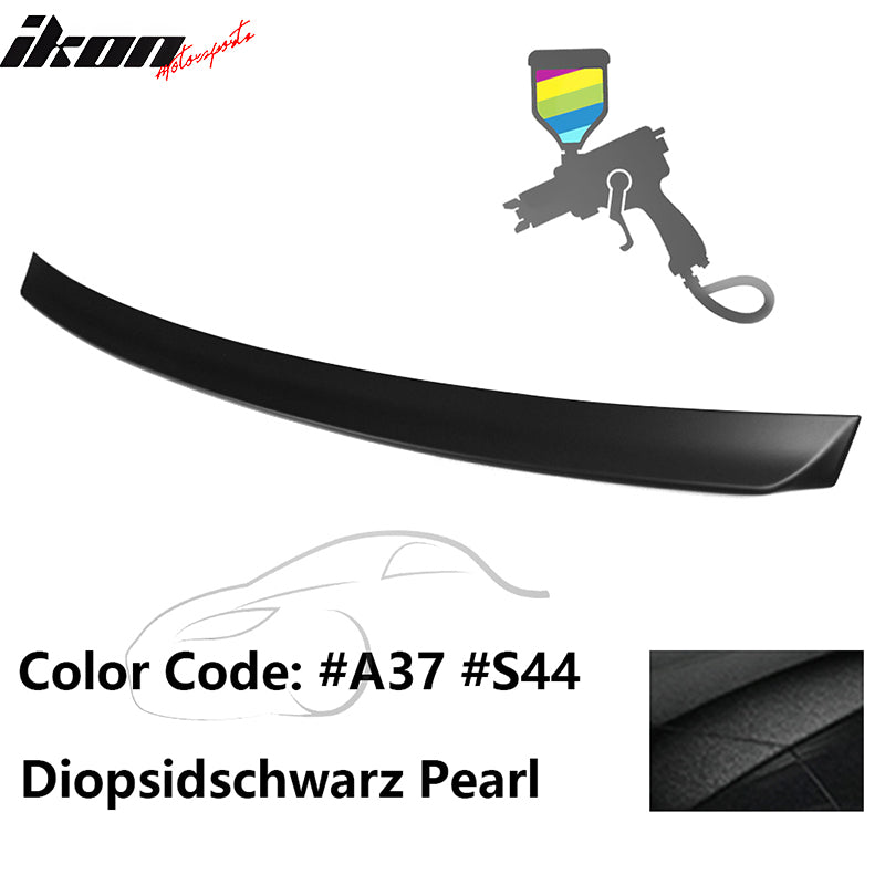 1999-2005 BMW E46 3-Series Rear Spoiler #A37 Diopsidschwarz Pearl ABS