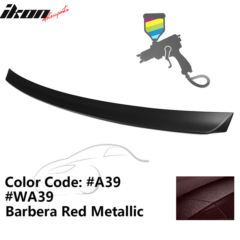 1999-2005 BMW E46 3-Series Rear Spoiler #A39 Barbera Red Metallic ABS