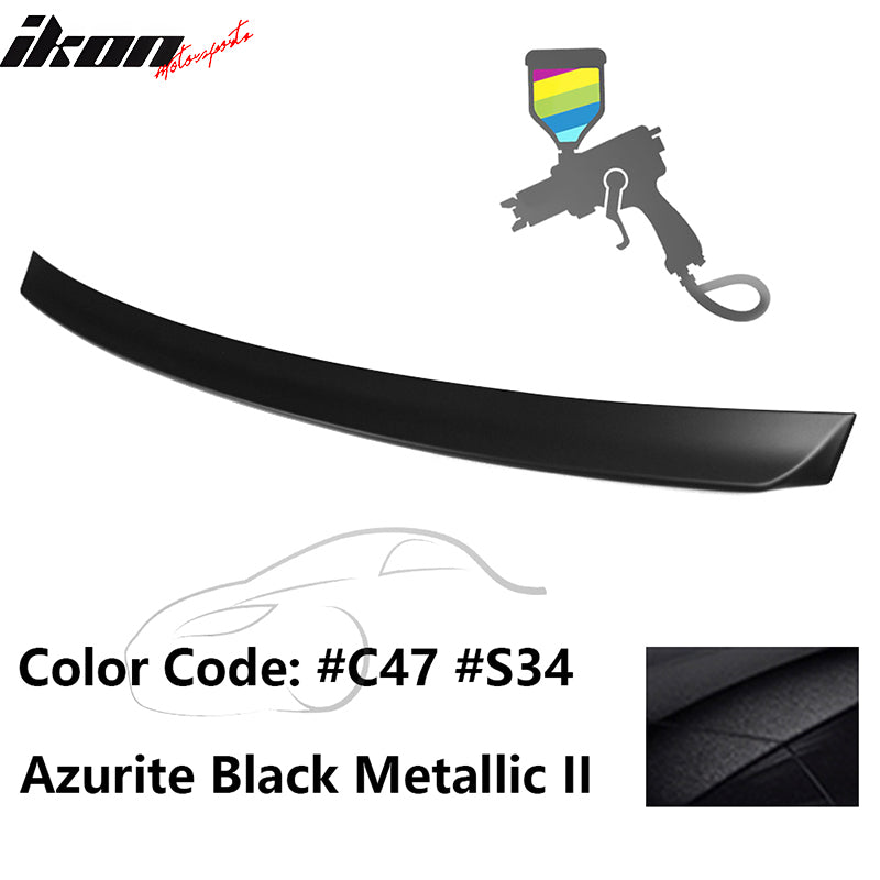 1999-2005 BMW E46 3-Series AC Rear Spoiler #C47 Azurite Black ABS