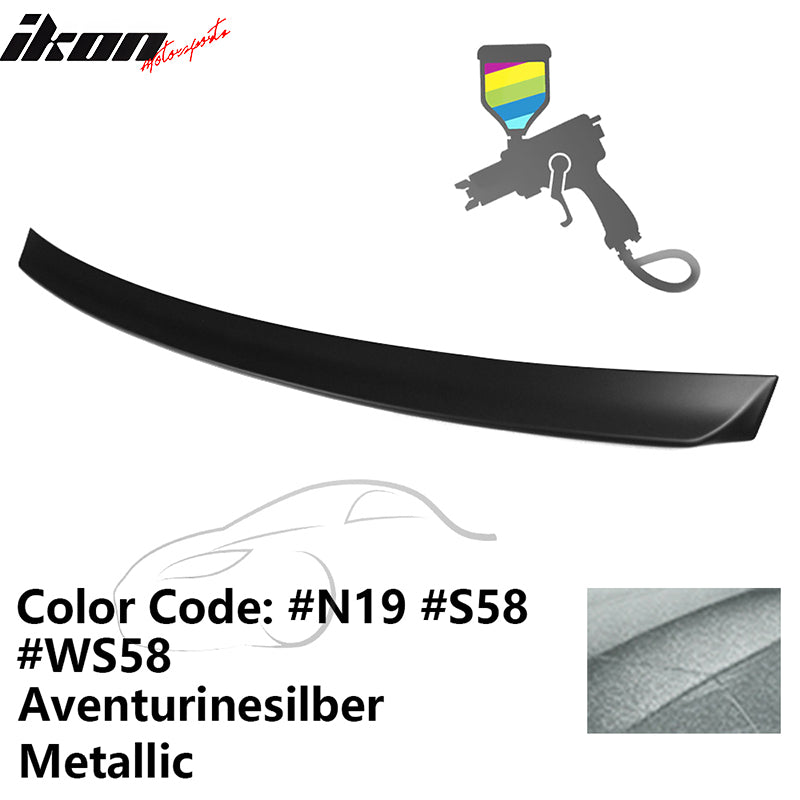 1999-2005 BMW E46 3-Series AC Rear Spoiler #N19 Aventurinesilber ABS