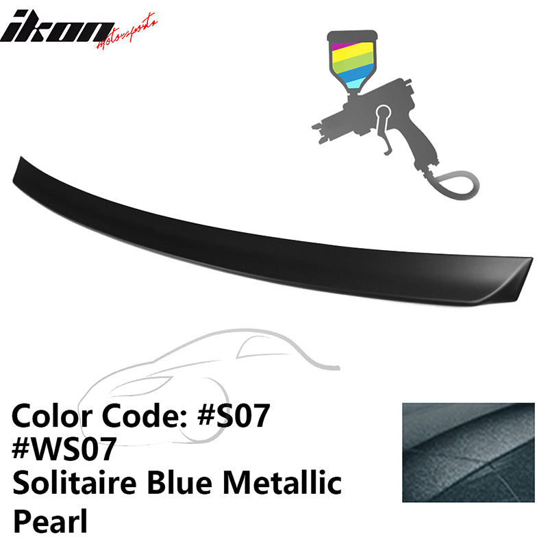 1999-2005 BMW E46 3-Series AC Rear Spoiler #S07 Solitaire Blue ABS