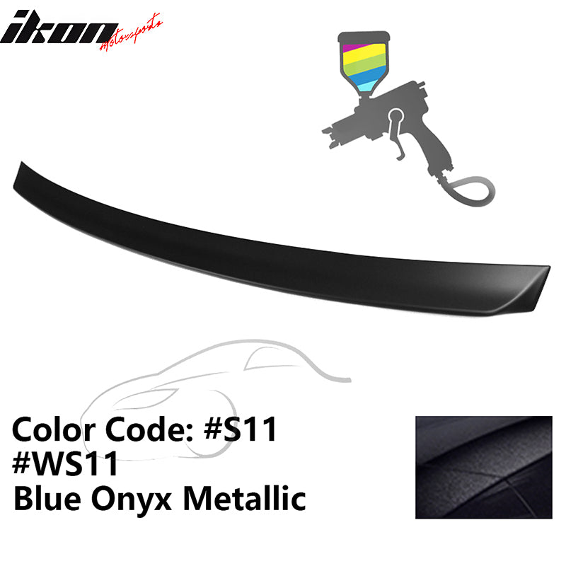 1999-2005 BMW E46 3-Series AC Rear Spoiler #S11 Blue Onyx Metallic ABS