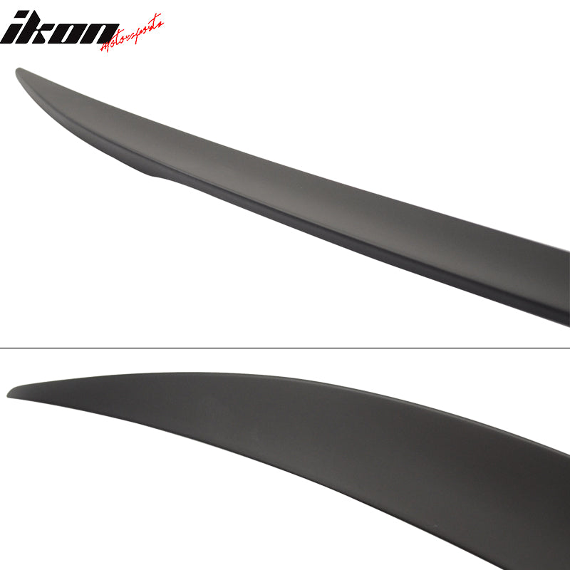 Fits 07-11 BMW E82 1 Series Performance Style Matte Black Rear Trunk Spoiler ABS