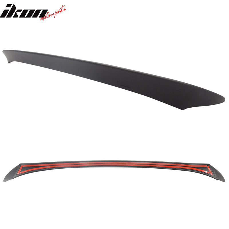 Fits 06-11 BMW E90 3 Series Sedan A Style Matte Black Rear Trunk Spoiler Wing