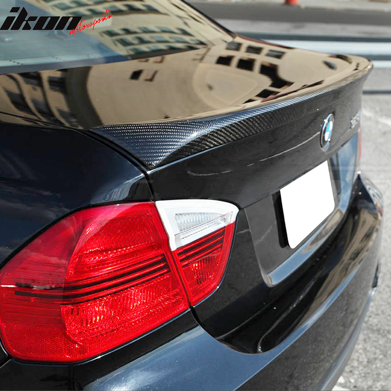 Fits 06-11 BMW 3 Series E90 4DR Sedan AC Style Rear Trunk Spoiler Carbon Fiber