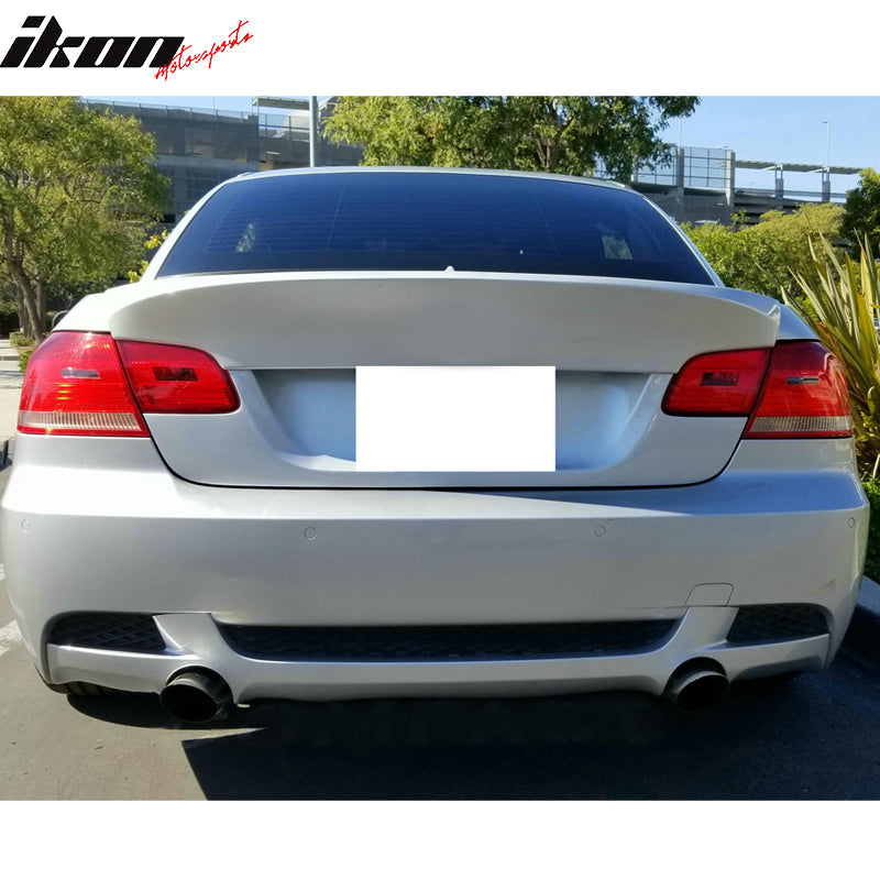 For 07-13 BMW E92 3-Series M3 Trunk Spoiler CSL Style Rear ABS Wing Unpainted