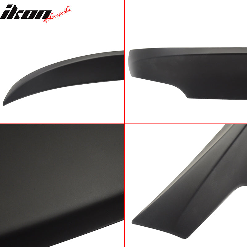 Fits 07-13 BMW E92 3-Series M3 CSL Style Matte Black Rear Trunk Spoiler Wing Lip