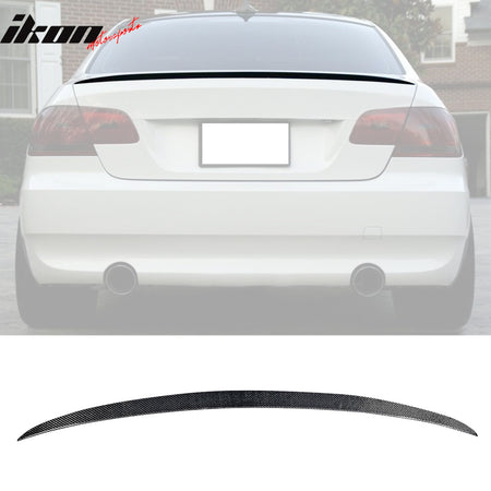 Fits 07-12 BMW E92 3 Series Coupe M3 Style Trunk Spoiler Carbon Fiber (CF)