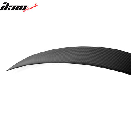 For 07-13 BMW E92 3-Series M3 Performance Style Matte Carbon Fiber Trunk Spoiler