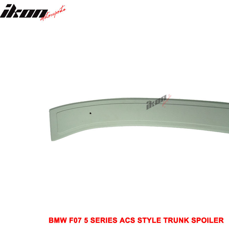 Fits 10-15 BMW F07 5 Series 535i GT HB AC Unpainted ABS Hatchback Trunk Spoiler