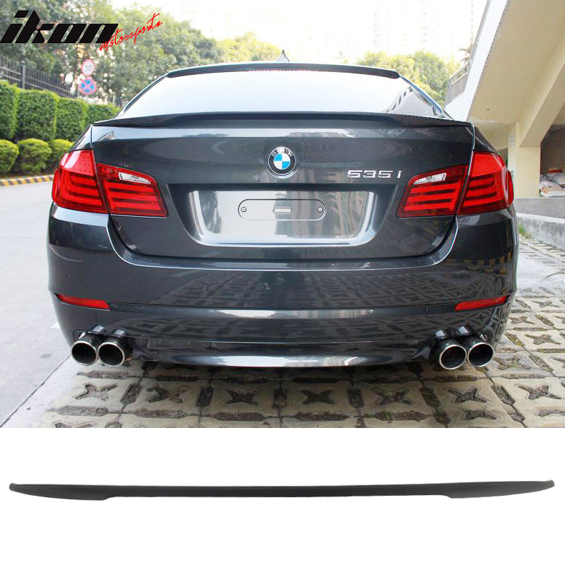 2011-17 BMW F10 5 Series Performance Matte Black Rear Spoiler Wing ABS