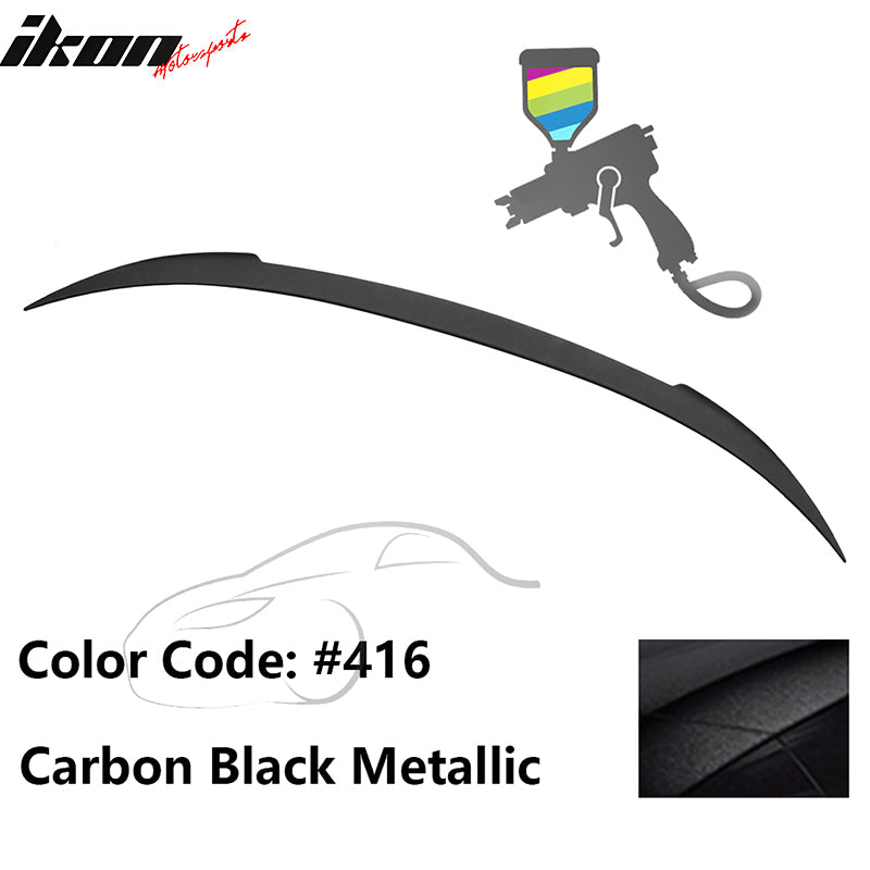 2012-2019 BMW F13 M6 Coupe V Style Trunk Spoiler #416 Carbon Black ABS