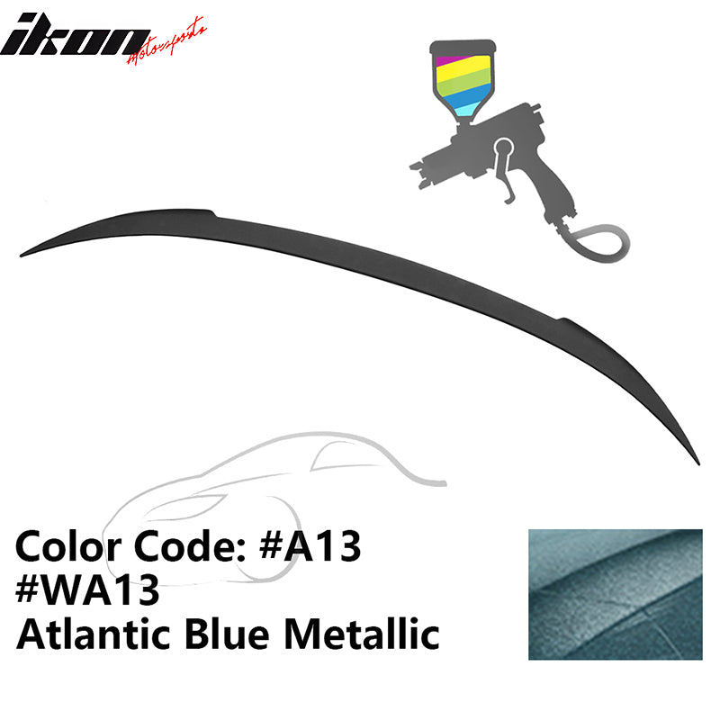 2012-2019 BMW F13 M6 Coupe V Style Rear Spoiler #A13 Atlantic Blue ABS