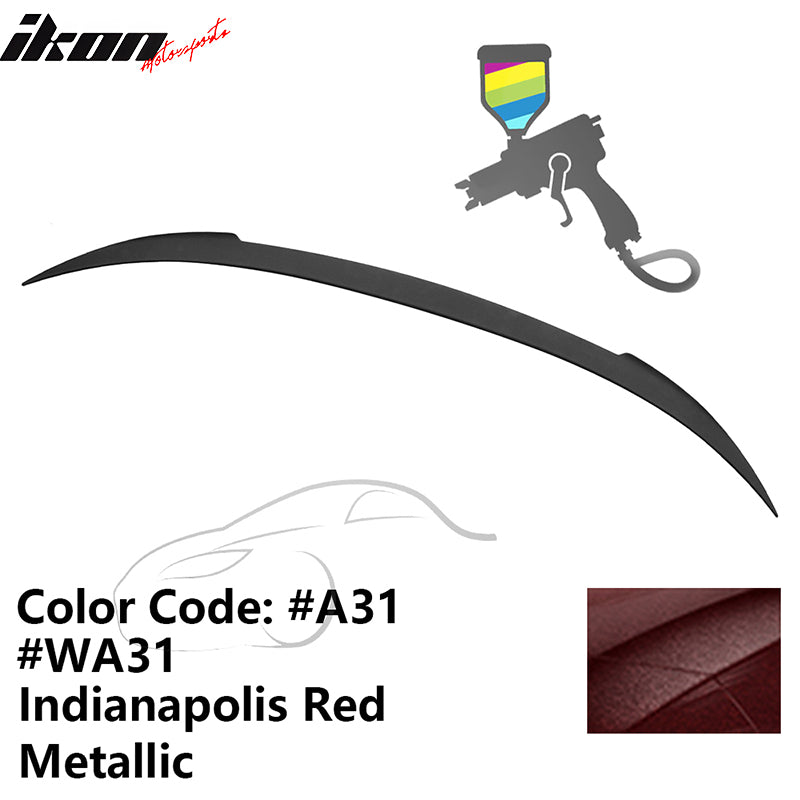 2012-2019 BMW F13 M6 Coupe V Trunk Spoiler #A31 Indianapolis Red ABS