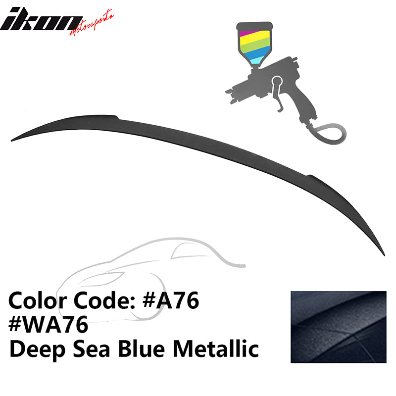 2012-2019 BMW F13 M6 Coupe V Style Rear Spoiler #A76 Deep Sea Blue ABS