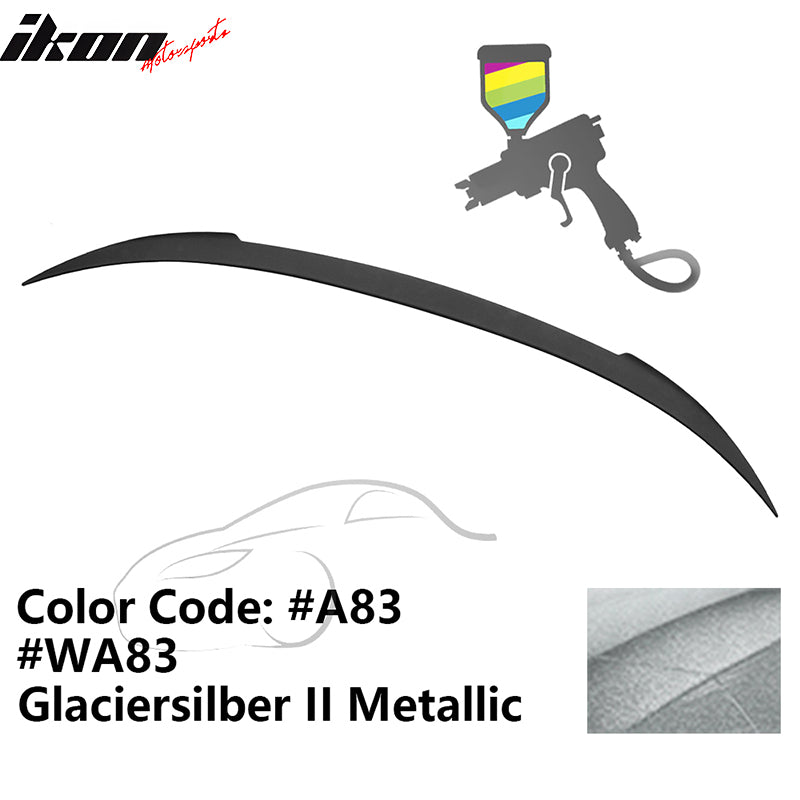 2012-2019 BMW F13 M6 Coupe V Style Rear Spoiler #A83 Glaciersilber ABS