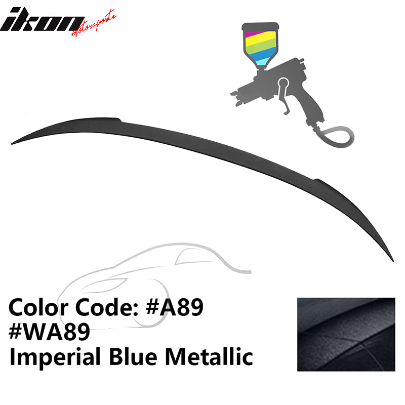 2012-2019 BMW F13 M6 Coupe V Style Rear Spoiler #A89 Imperial Blue ABS