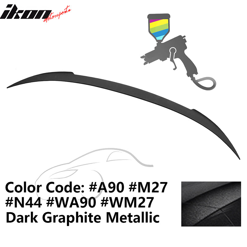 2012-2019 BMW F13 M6 Coupe V Style Rear Spoiler #A90 Dark Graphite ABS