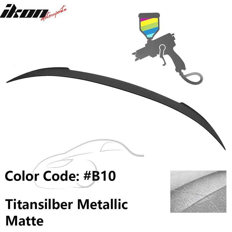 2012-2019 BMW F13 M6 Coupe V Style Trunk Spoiler #B10 Titansilber ABS