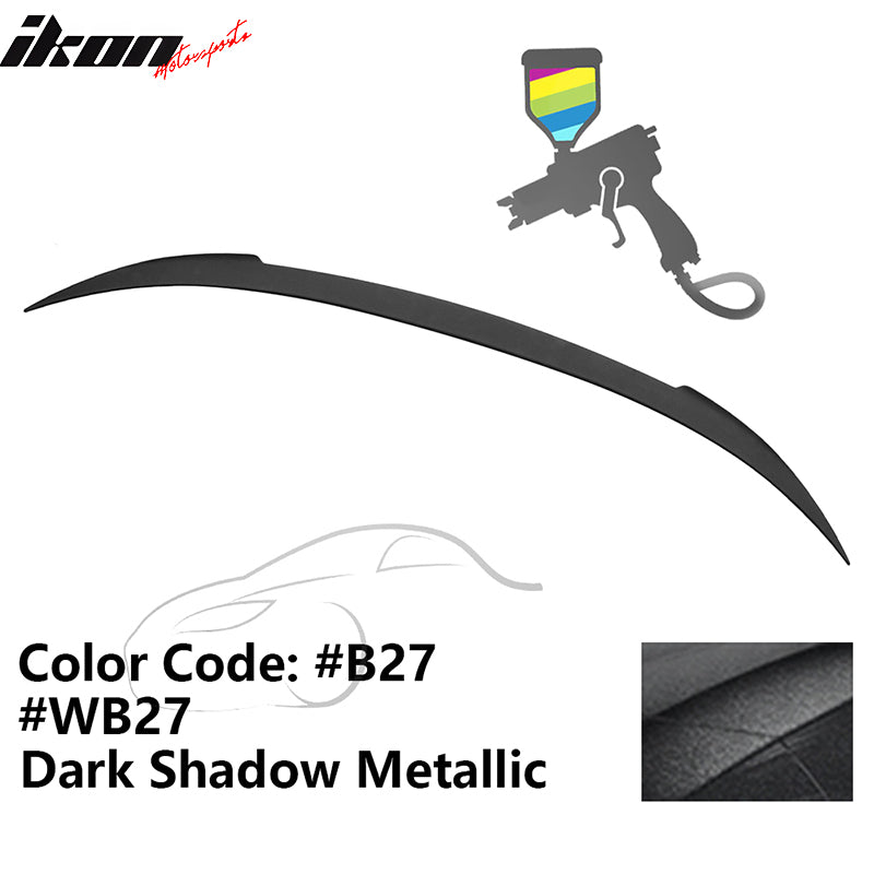 2012-2019 BMW F13 M6 Coupe V Style Trunk Spoiler #B27 Dark Shadow ABS