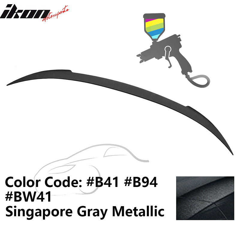 2012-2019 BMW F13 M6 Coupe V Trunk Spoiler #B41 Singapore Gray ABS