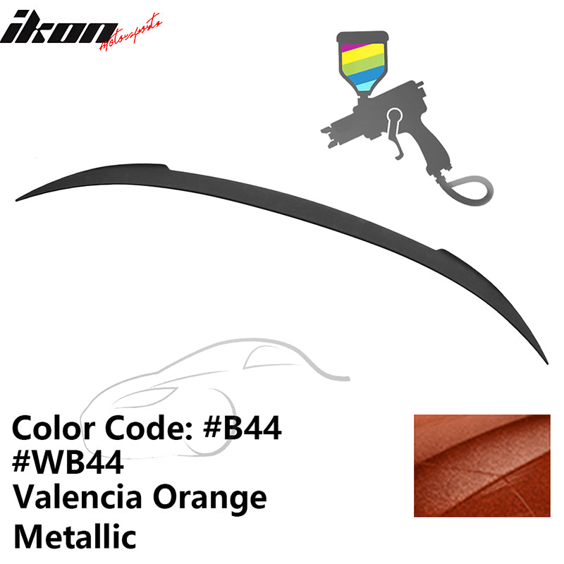 2012-2019 BMW F13 M6 Coupe V Trunk Spoiler #B44 Valencia Orange ABS