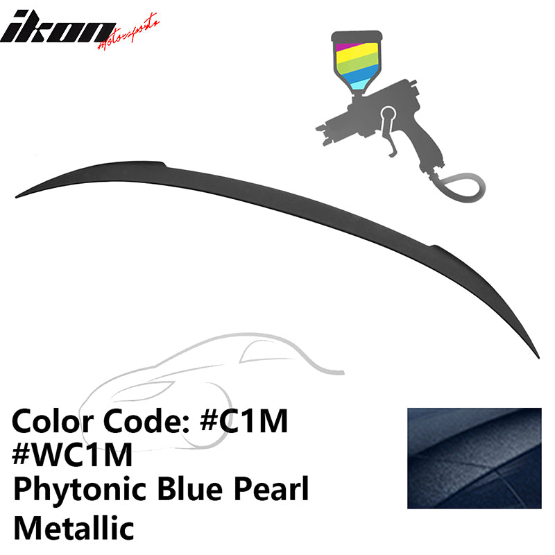 2012-2019 BMW F13 M6 Coupe V Style Rear Spoiler #C1M Phytonic Blue ABS