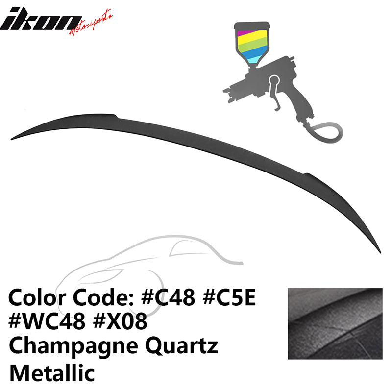 2012-2019 BMW F13 M6 Coupe V Trunk Spoiler #C48 Champagne Quartz ABS