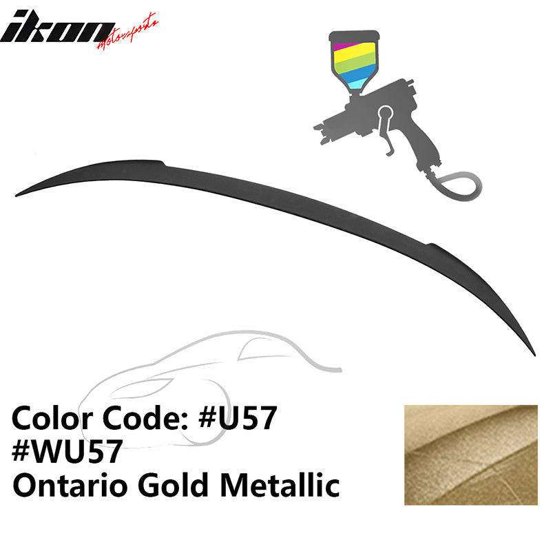 2012-2019 BMW F13 M6 Coupe V Style Trunk Spoiler #U57 Ontario Gold ABS