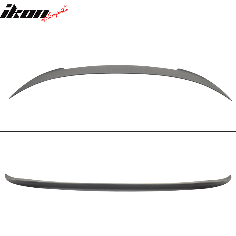 Fits 12-19 BMW F13 6 Series Coupe V Style Matte Black Rear Trunk Spoiler Wing