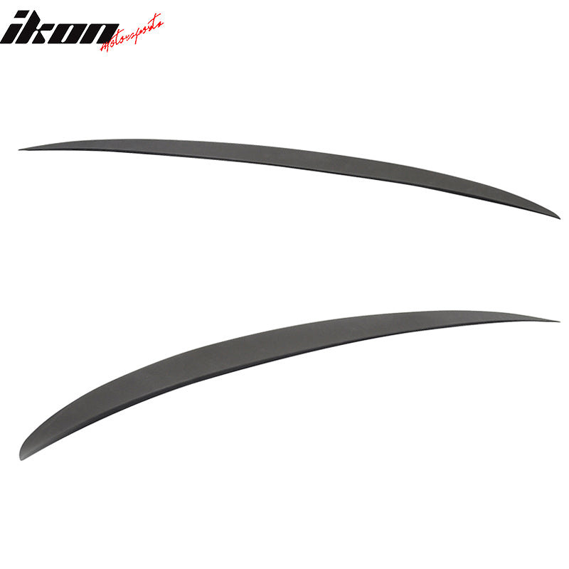 Fits 12-18 BMW F30 3 Series Sedan Performance Style Matte Black Trunk Spoiler