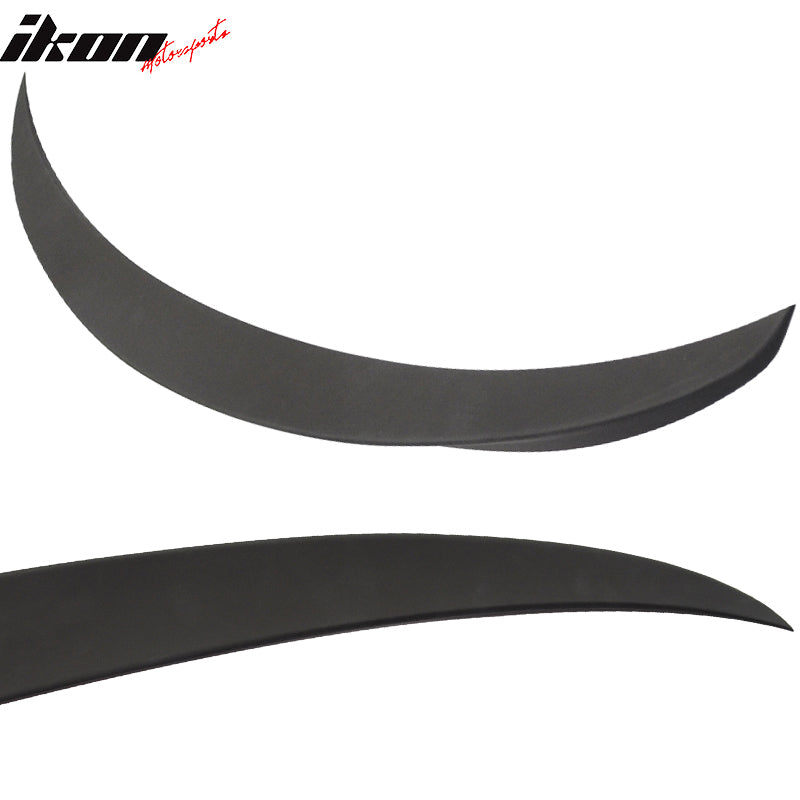 Fits 12-18 BMW F30 3 Series Sedan Performance Style Matte Black Trunk Spoiler