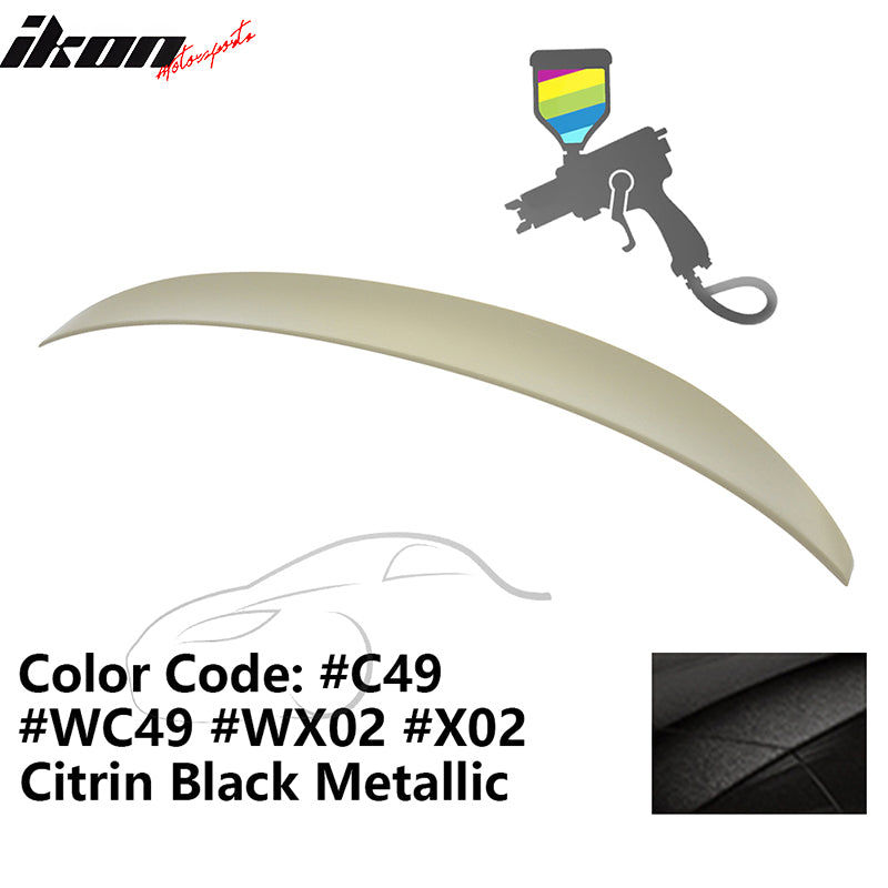 2014-2020 BMW F32 4 Series P Style Spoiler Wing ABS Painted #C49 Black