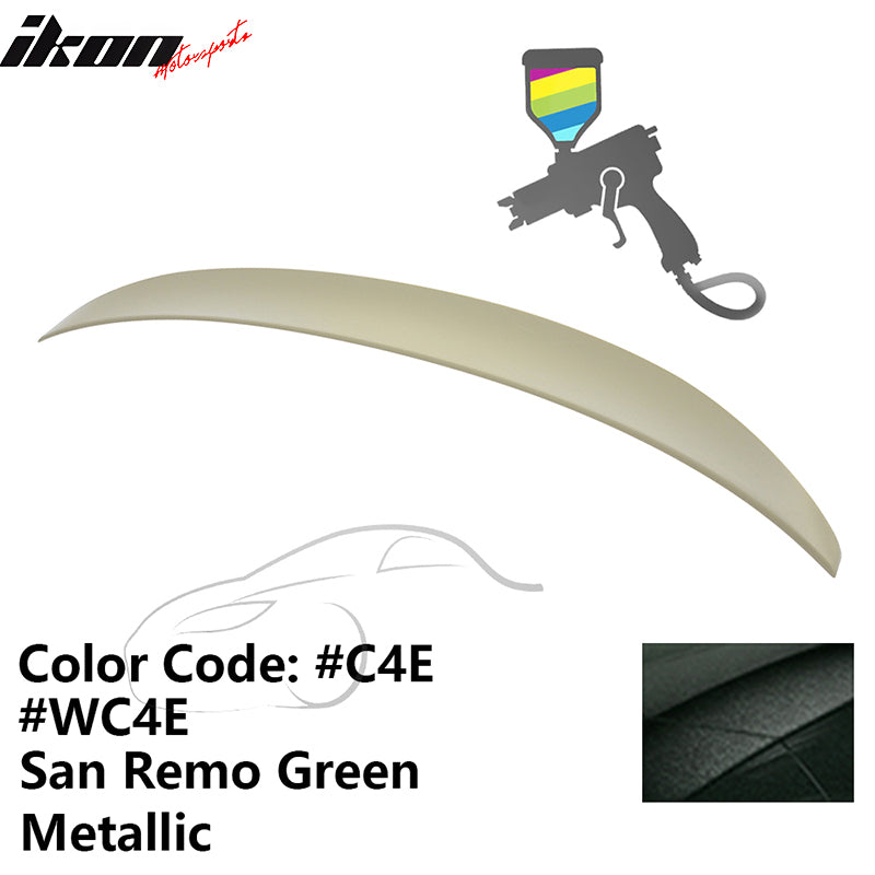 2014-2020 BMW F32 4 Series P Style Spoiler Wing ABS Painted #C4E Green