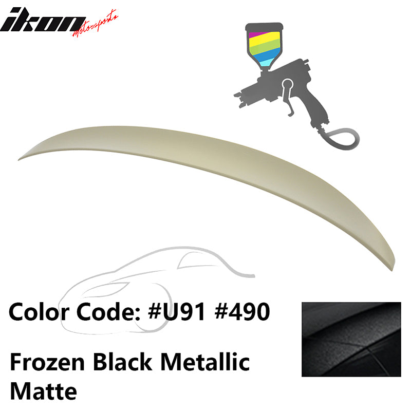 2014-2020 BMW F32 4 Series P Style Spoiler Wing ABS Painted #U91 Black