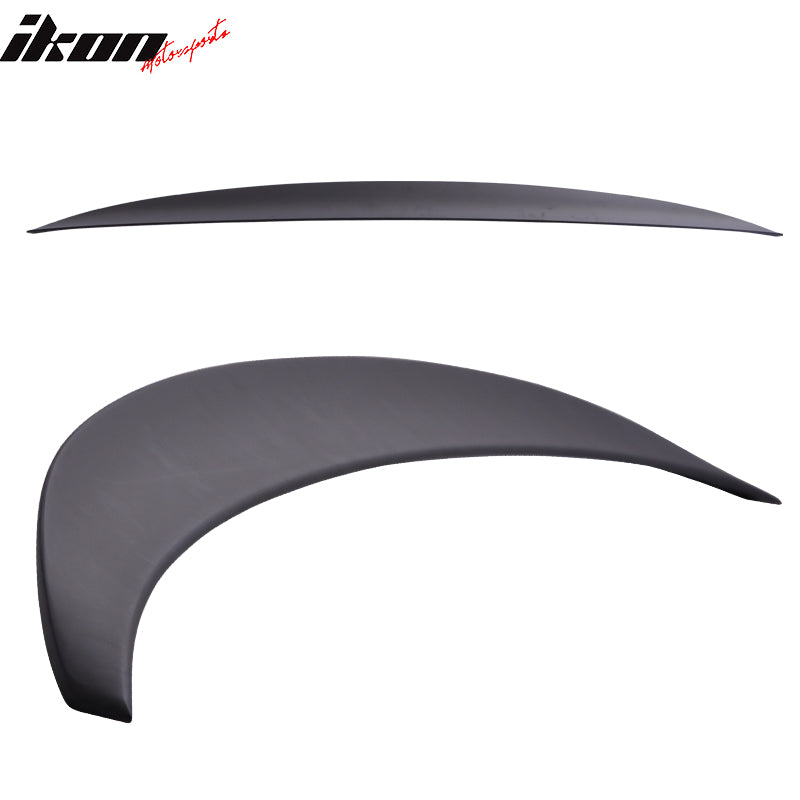 Fits 14-20 BMW F32 4-Series Coupe Performance Style Matte Black Trunk Spoiler