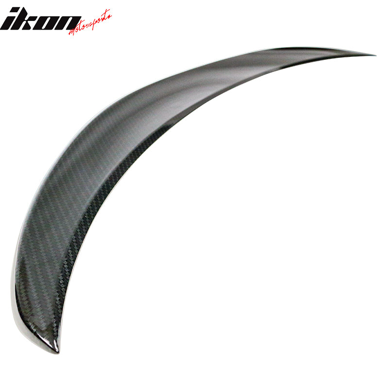 Fits 12-19 BMW F30 Sedan F80 M3 P Style Trunk Spoiler Carbon Fiber Print