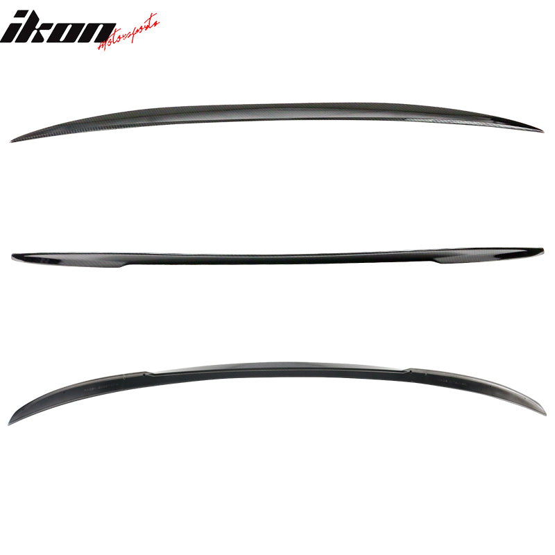 Fits 12-19 BMW F30 Sedan F80 M3 P Style Trunk Spoiler Carbon Fiber Print