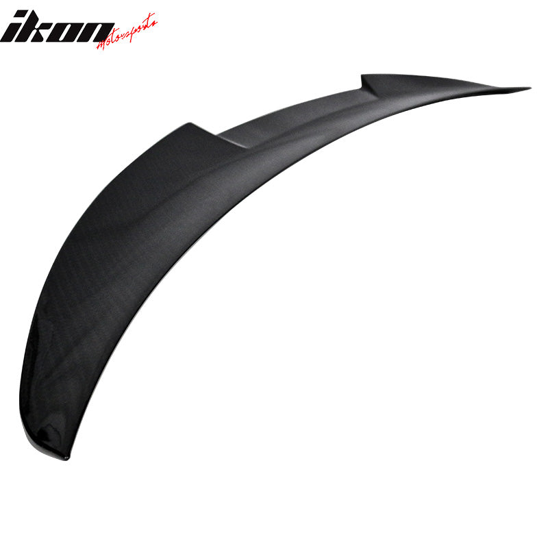 Fits 15-20 BMW F82 M4 Coupe Trunk Spoiler Carbon Fiber Print Rear Tail ABS Wing