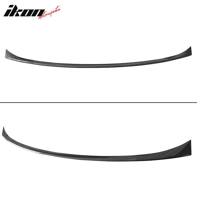 Fits 19-23 BMW G05 X5 IKON Style Rear Trunk Spoiler Wing ABS Carbon Fiber Print