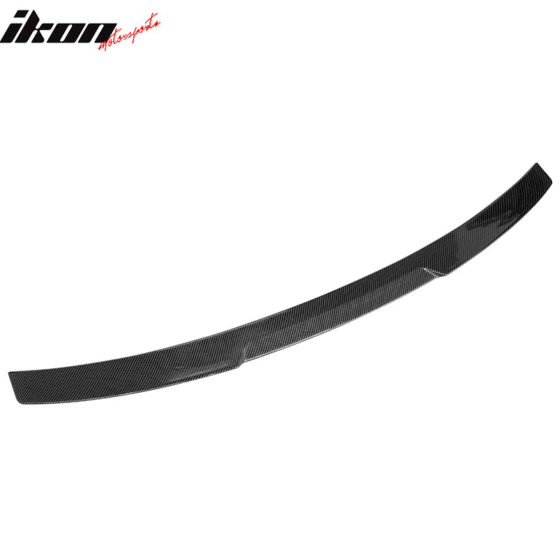 Fits 20-22 BMW G12 7-Series 740i 750Li Rear Trunk Spoiler Carbon Fiber Print ABS