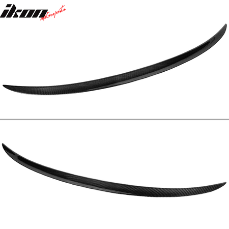 Fits 19-25 BMW 3-Series G20 G80 M3 M Style Rear Trunk Spoiler Wing Carbon Fiber