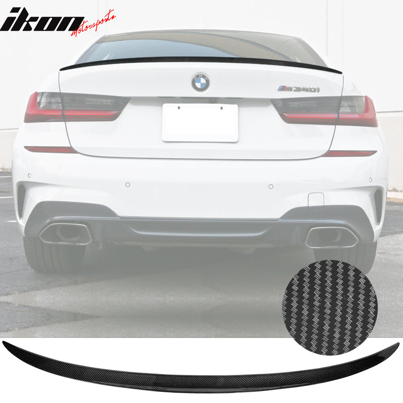 2019-2025 BMW 3 Series G20 M Style Rear Spoiler Wing Carbon Fiber