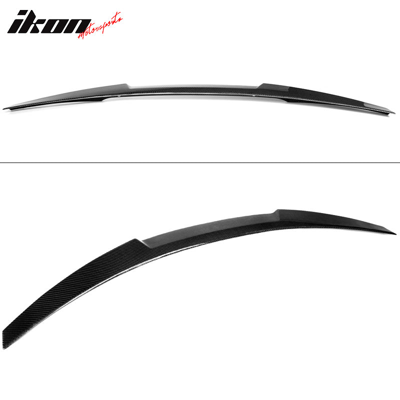 Fits 21-25 BMW M3 G80 M4 Style Rear Trunk Spoiler Wing Lid Carbon Fiber CF