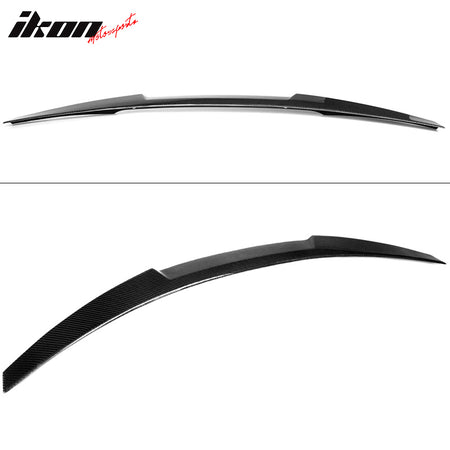 Fits 21-25 BMW M3 G80 M4 Style Rear Trunk Spoiler Wing Lid Carbon Fiber CF